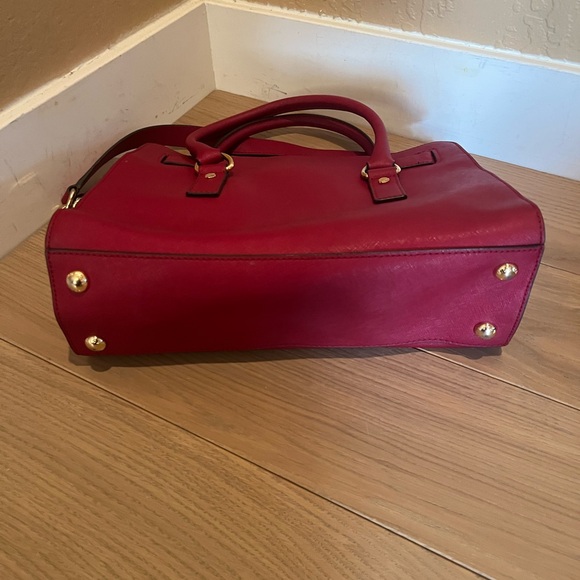 Micheal Kors Hamilton Leather Satchel - Picture 3 of 3